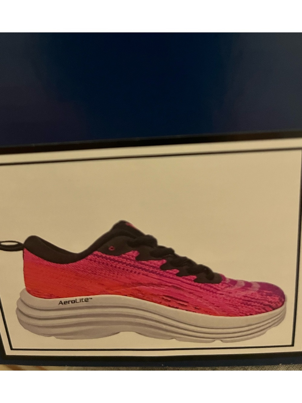 Vively Women’s Athletic Running Shoe in Pink and Orange - Size 7.5